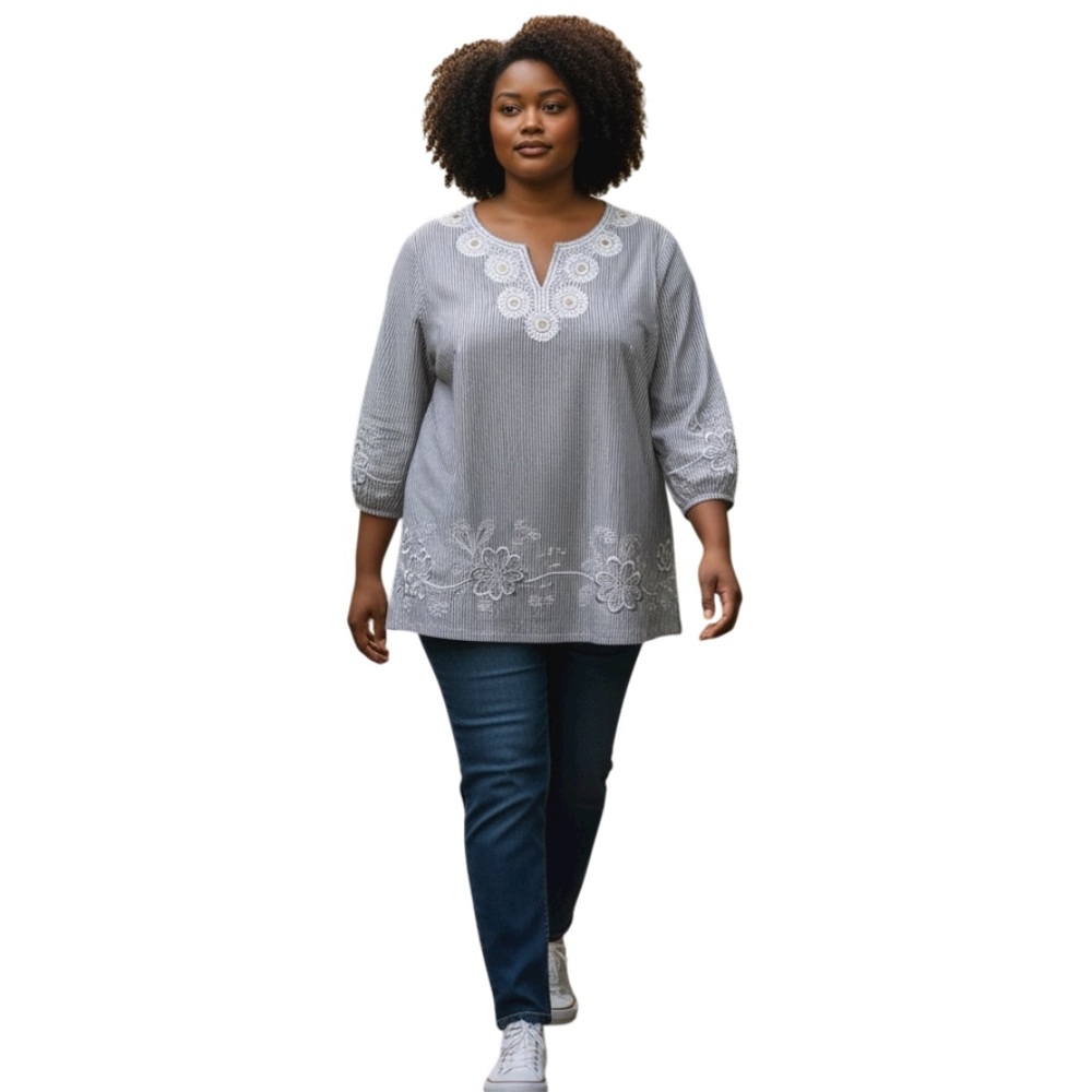 🅐🅛🅕🅡🅔🅓 🅓🅤🅝🅝🅔🅡▪️Embloidered blouse